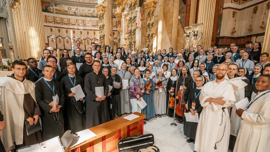 Các Tu sĩ trẻ tại Đại hội Lichen, Ba Lan  (© Facebook / Młodzi Konsekrowani)