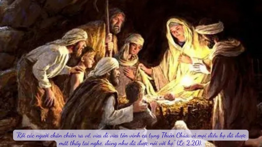 NGÀY 25/12: ĐẠI LỄ MỪNG CHÚA GIÁNG SINH (Lc 2,15–20)