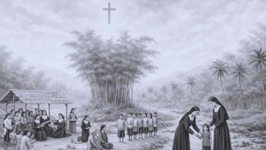 NHỮNG CÂY TRE XANH DƯỚI CHÂN THÁNH GIÁ