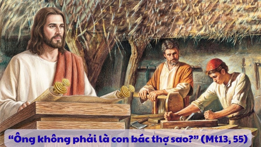 Thứ Sáu Tuần 4 Phục Sinh - Lễ Thánh Giuse Thợ (Mt13, 54 - 58)