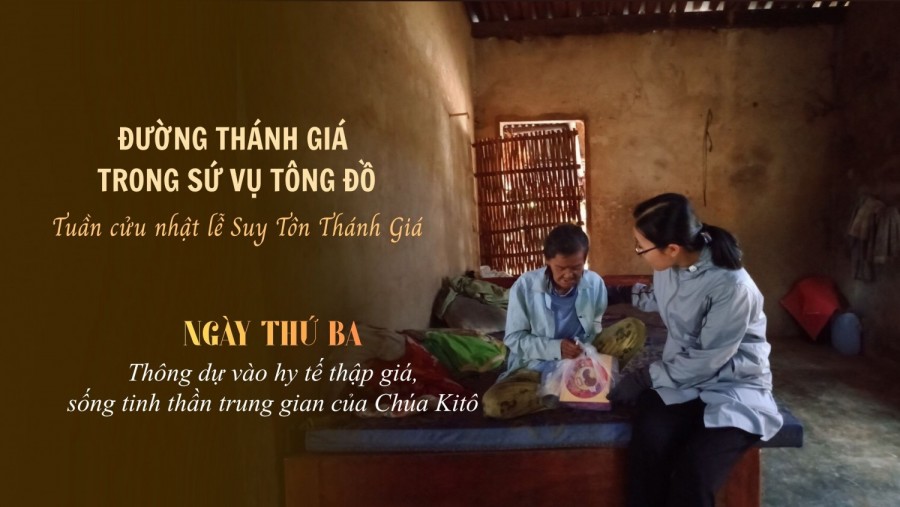Thông dự vào hy tế thập giá,  sống tinh thần trung gian của Chúa Kitô