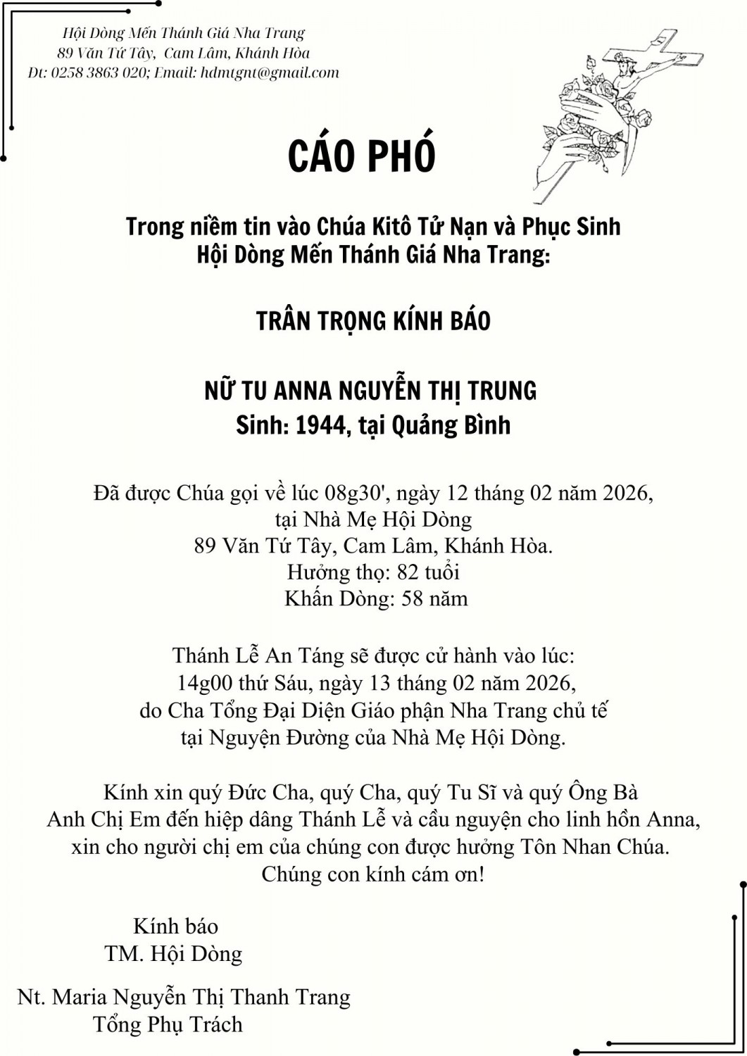Cáo phó Chị Trung JPG