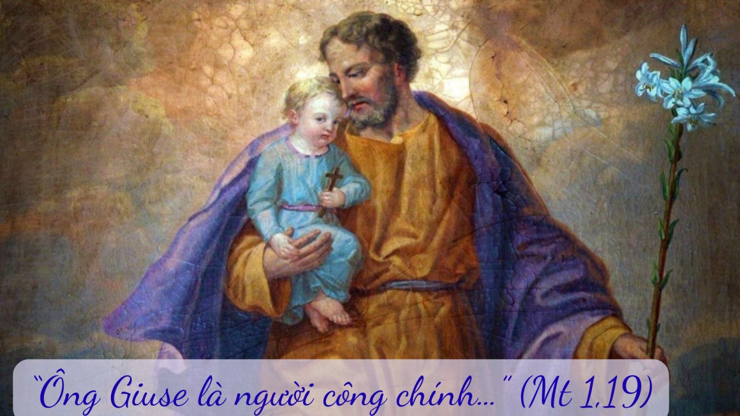 Ngày 19/3: Lễ Thánh Giuse (Mt 1,16.18-21.24a)