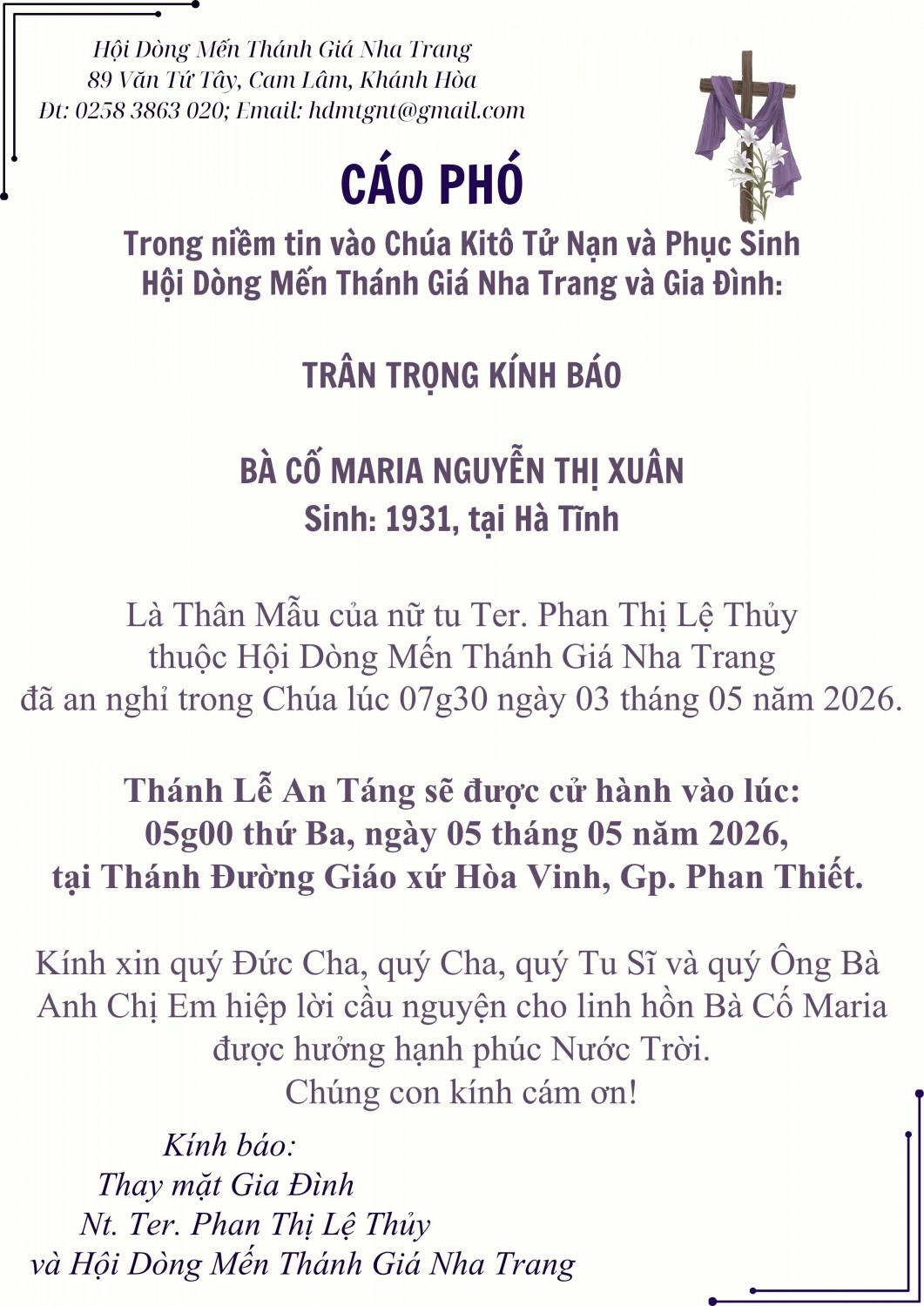 Cáo phó