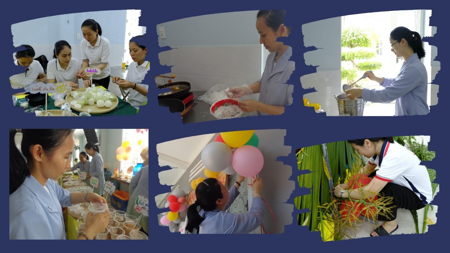 Những công việc nhỏ bé được chuẩn bị bằng tất cả sự háo hức, yêu thương và tinh thần cộng tác của tuổi trẻ