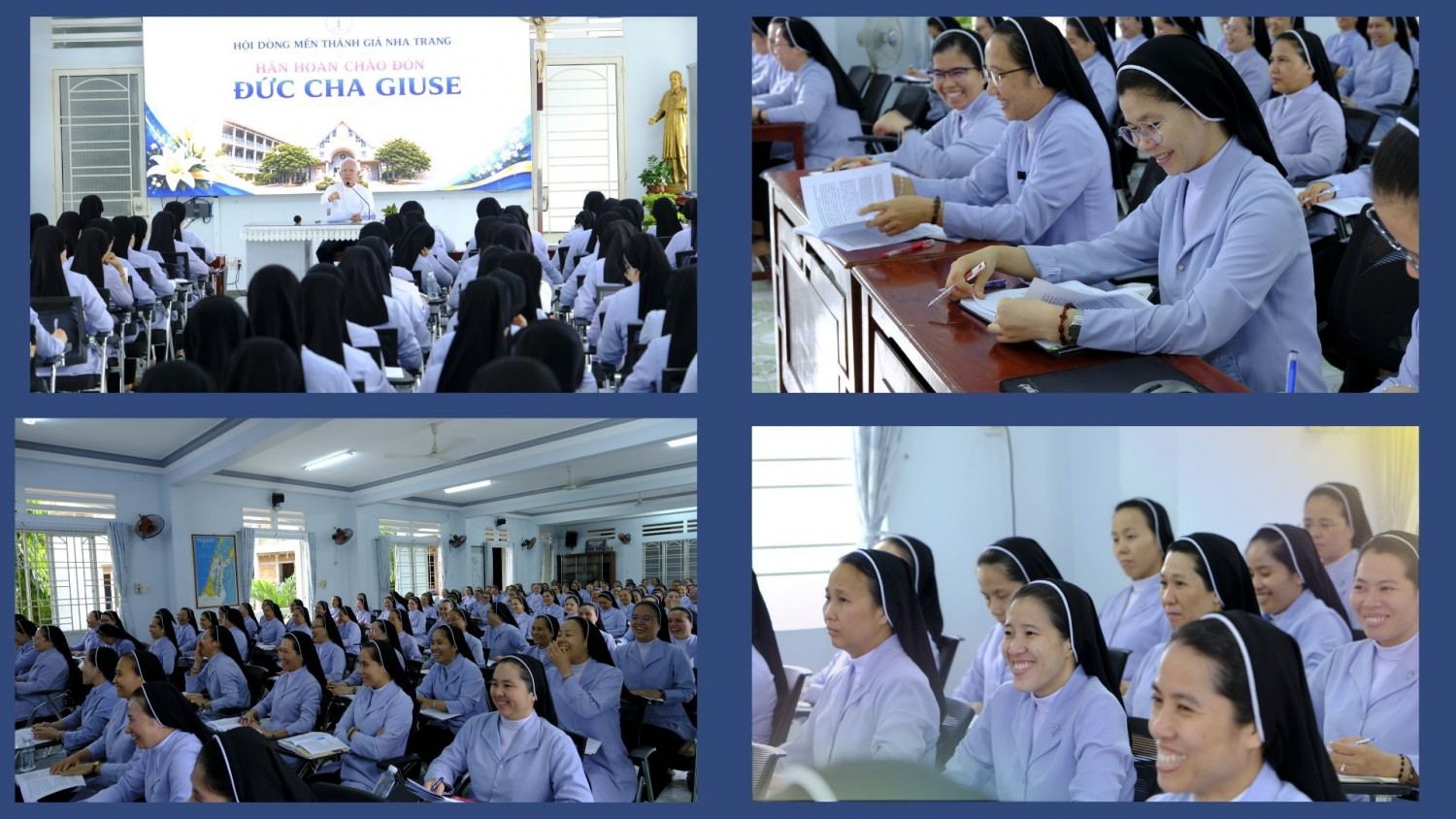 Đức Cha Giuse Huỳnh Văn Sỹ Gặp Gỡ, Chia Sẻ Cùng Chị Em Tham Dự Khóa Thường Huấn – Tĩnh Tâm năm 2026 (6)