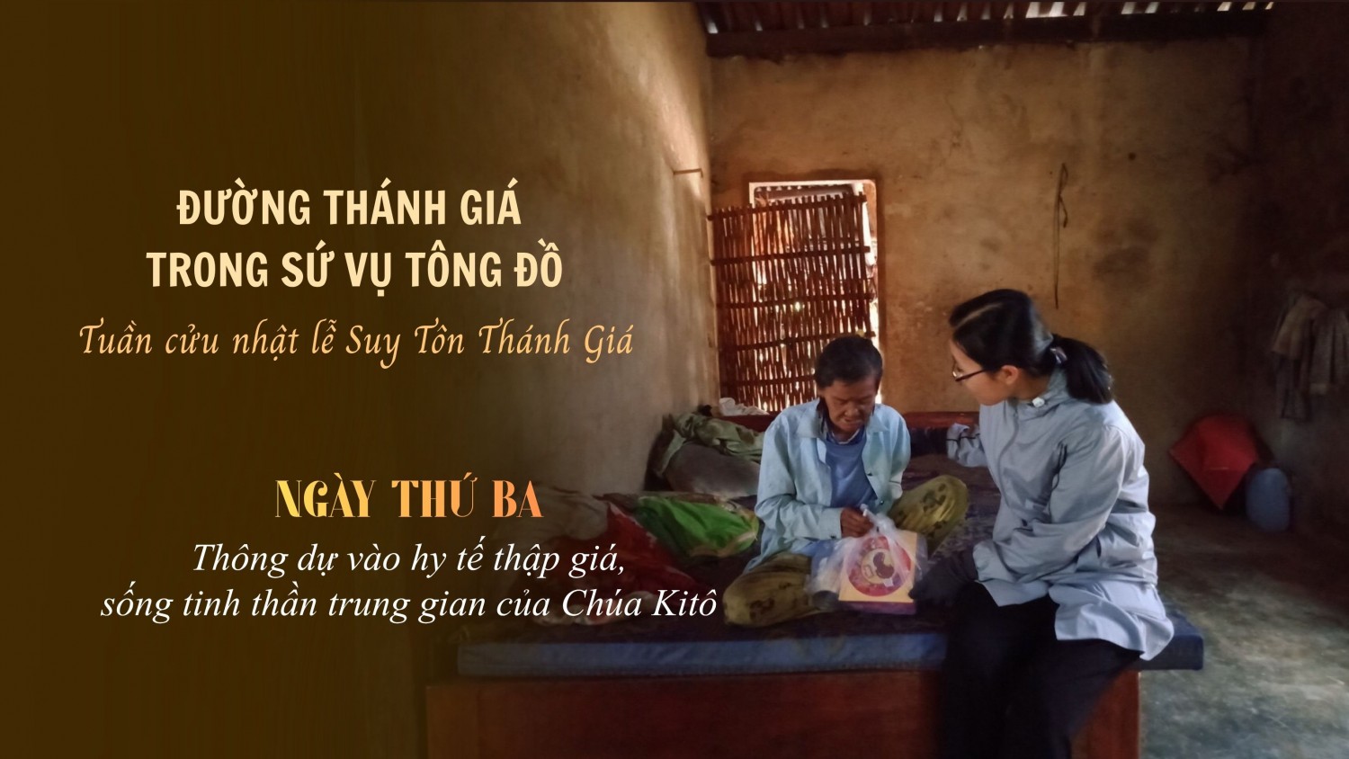 Thông dự vào hy tế thập giá,  sống tinh thần trung gian của Chúa Kitô